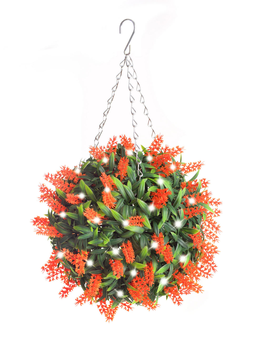 Best Artificial Pre-Lit 28cm Flower Balls
