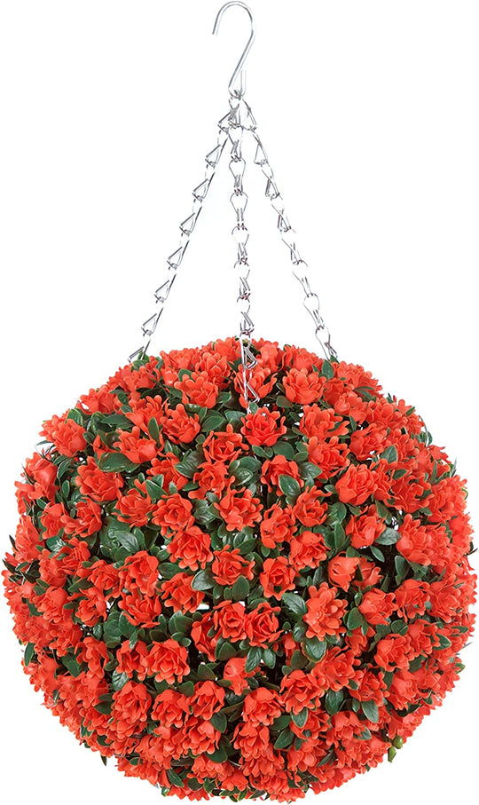 Best Artificial Orange Rose Flower Ball