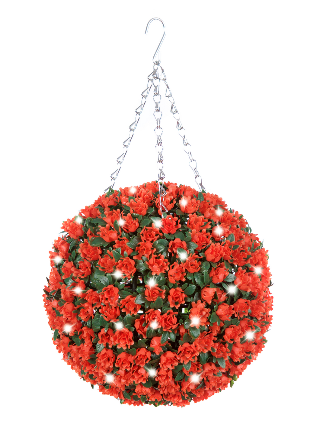 Best Artificial Pre-Lit 28cm Flower Balls