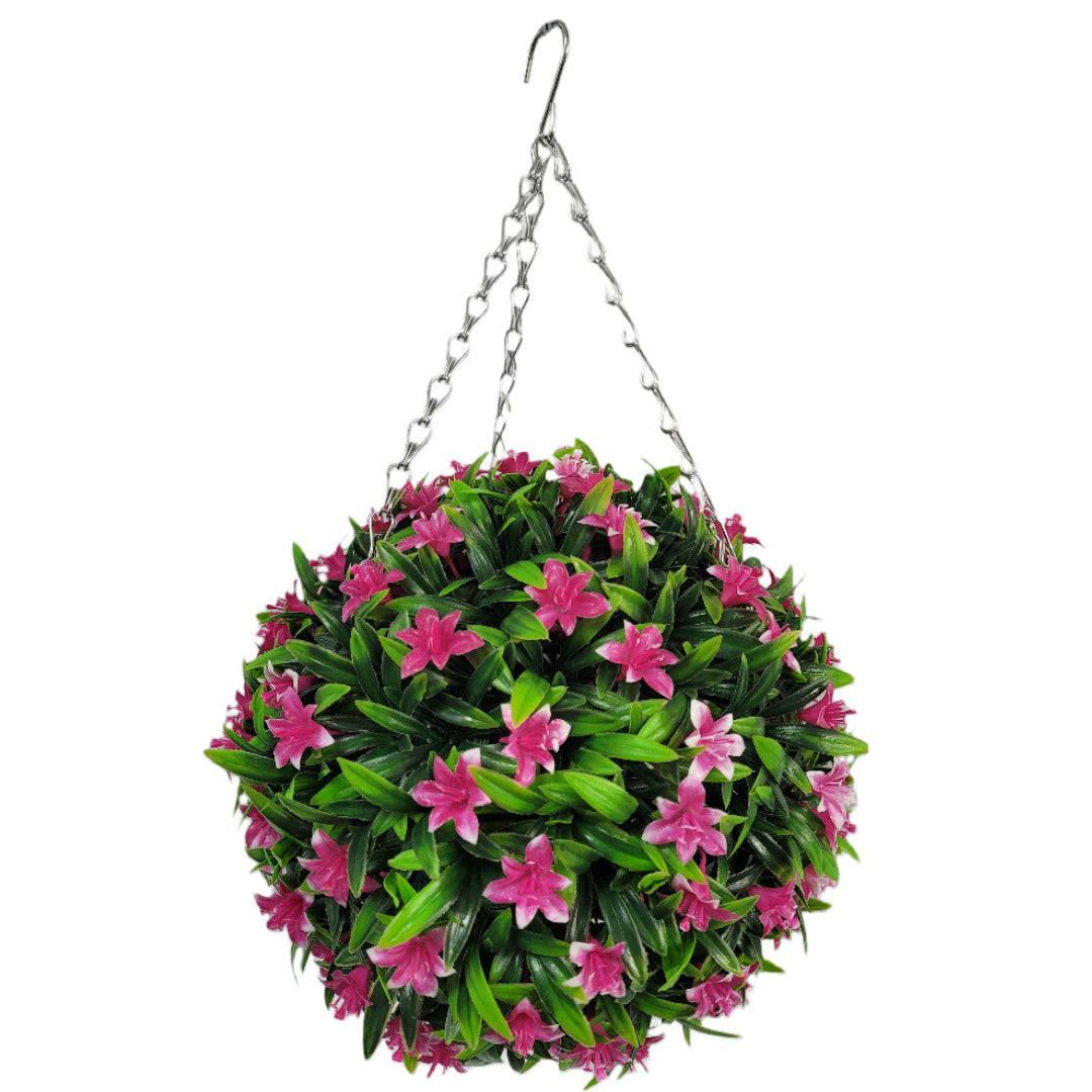 Best Artificial Pink Lush Lily Flower Ball