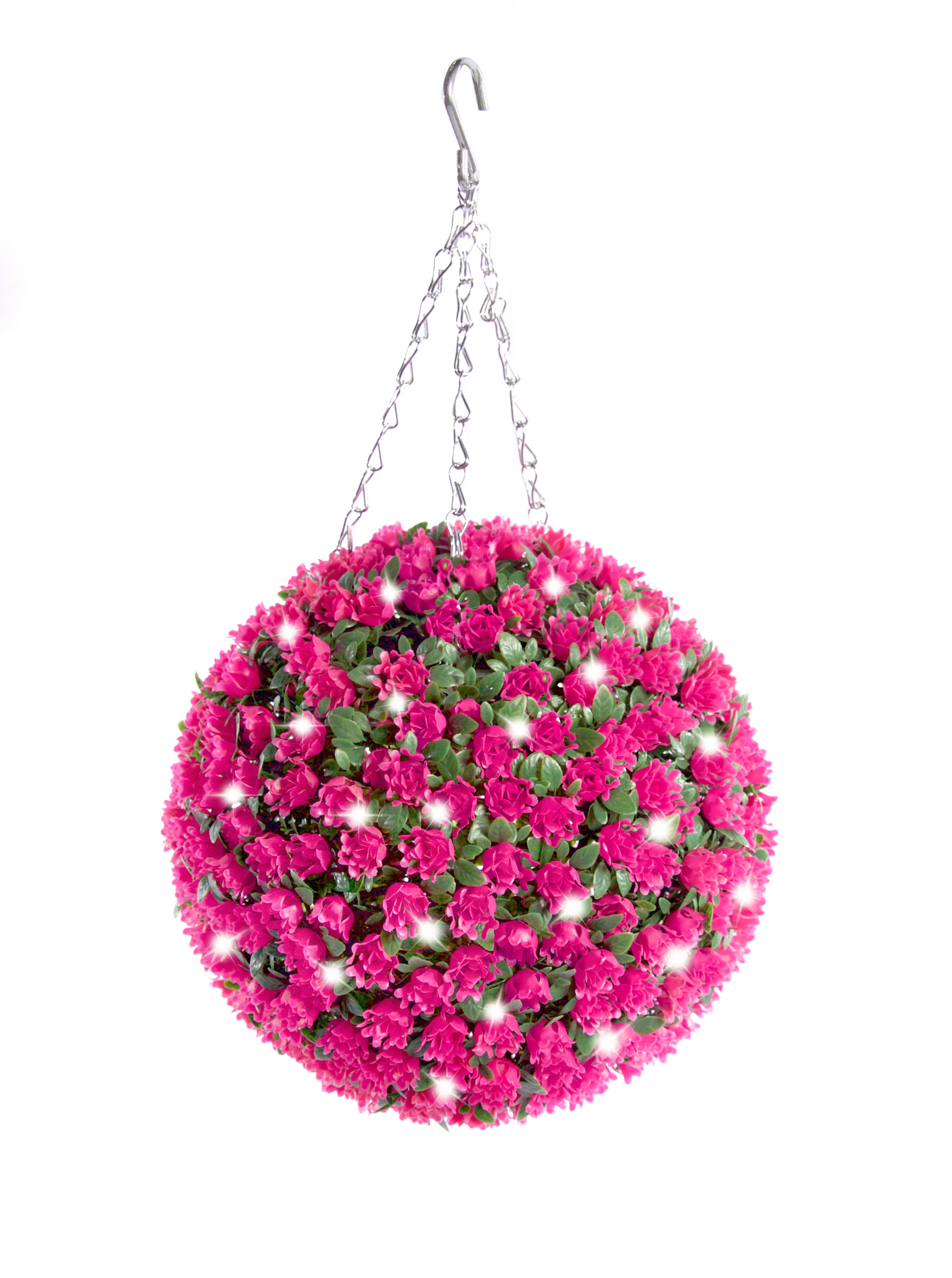 Best Artificial Pre-Lit 28cm Flower Balls