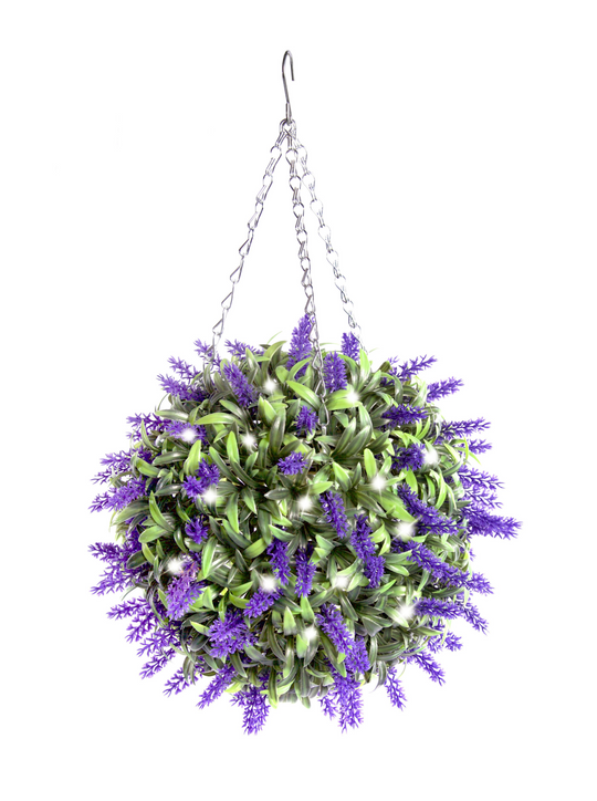 Best Artificial Pre-Lit 28cm Flower Balls