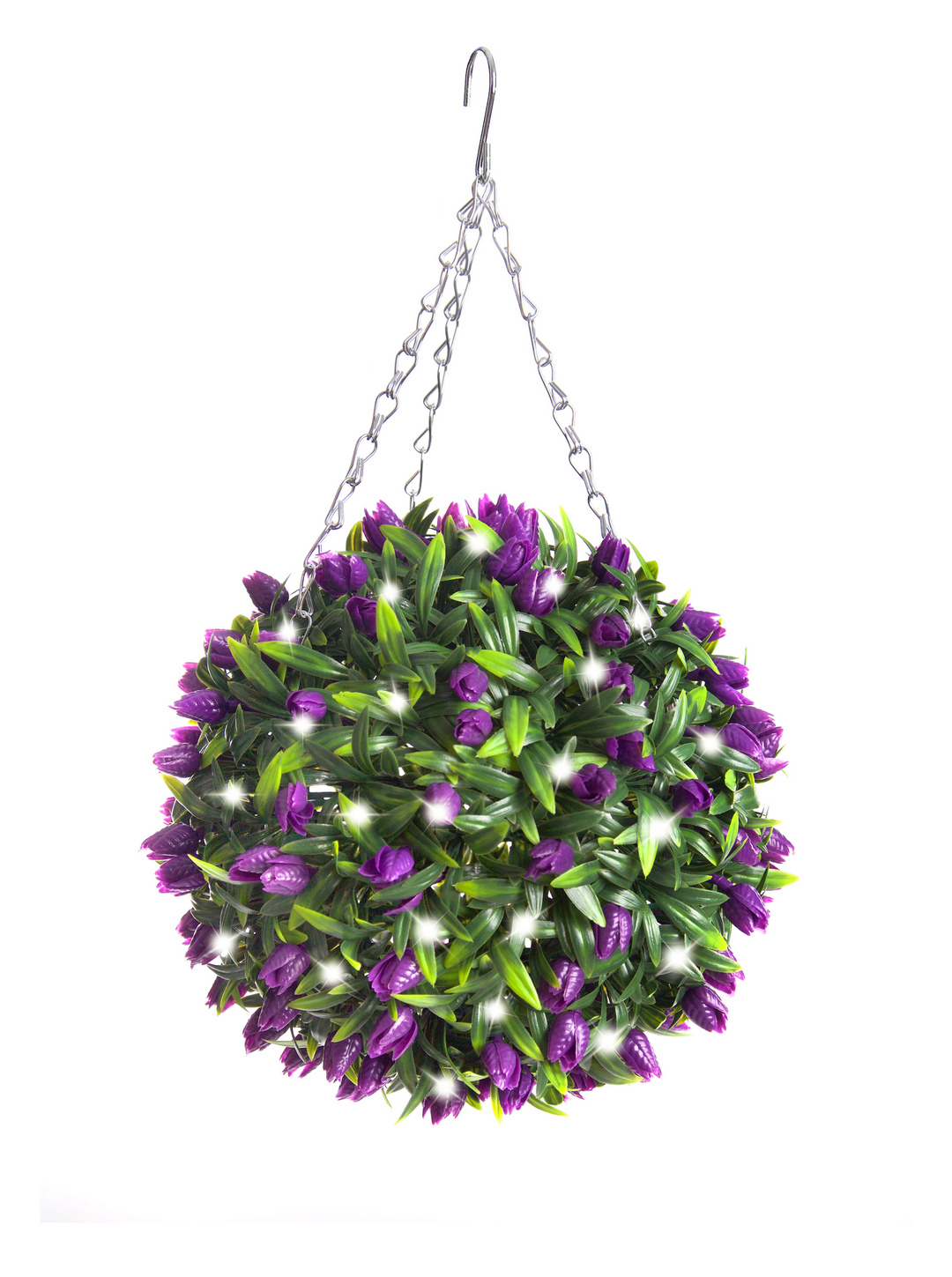 Best Artificial Pre-Lit 28cm Flower Balls