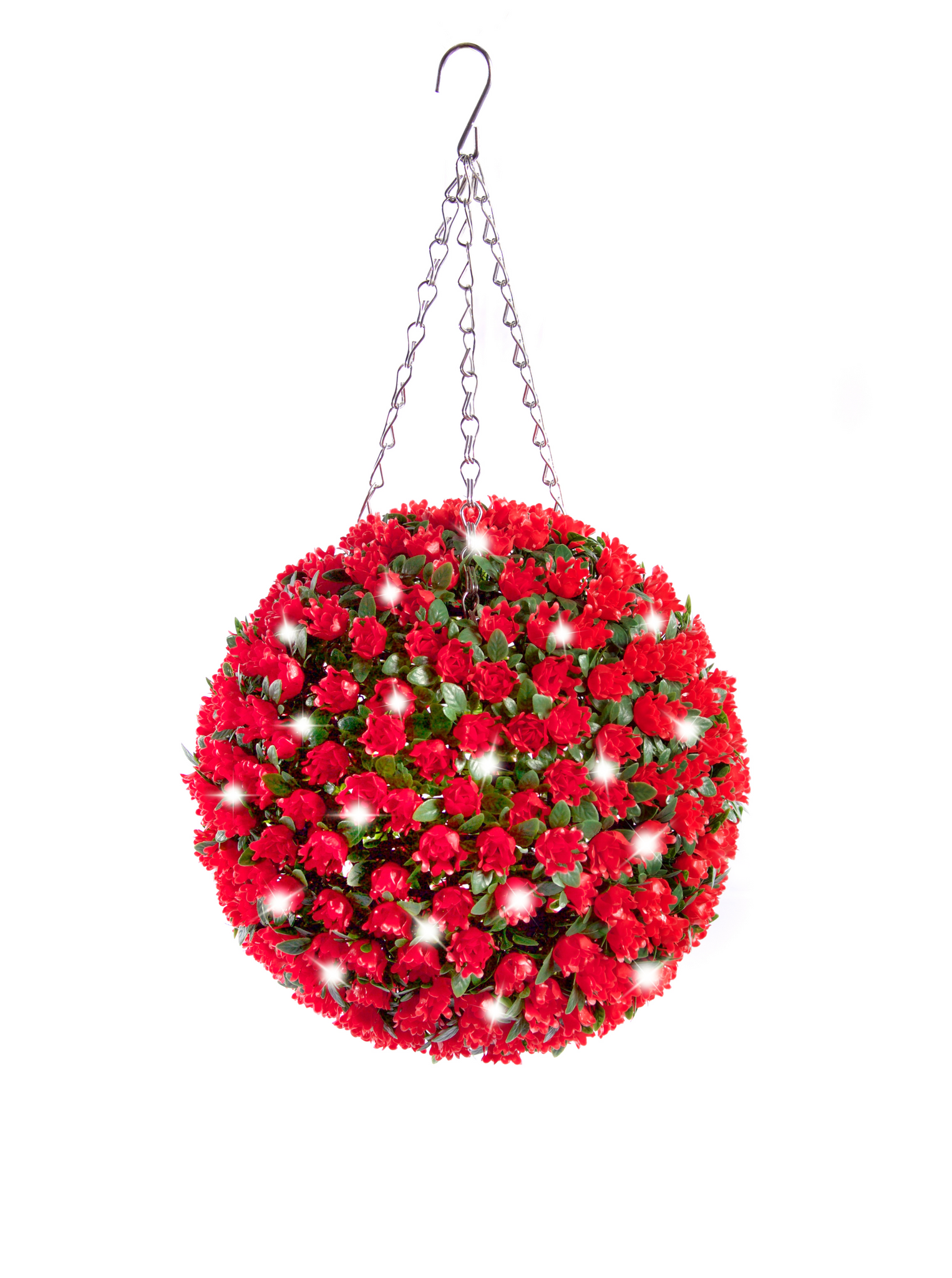 Best Artificial Pre-Lit 28cm Flower Balls