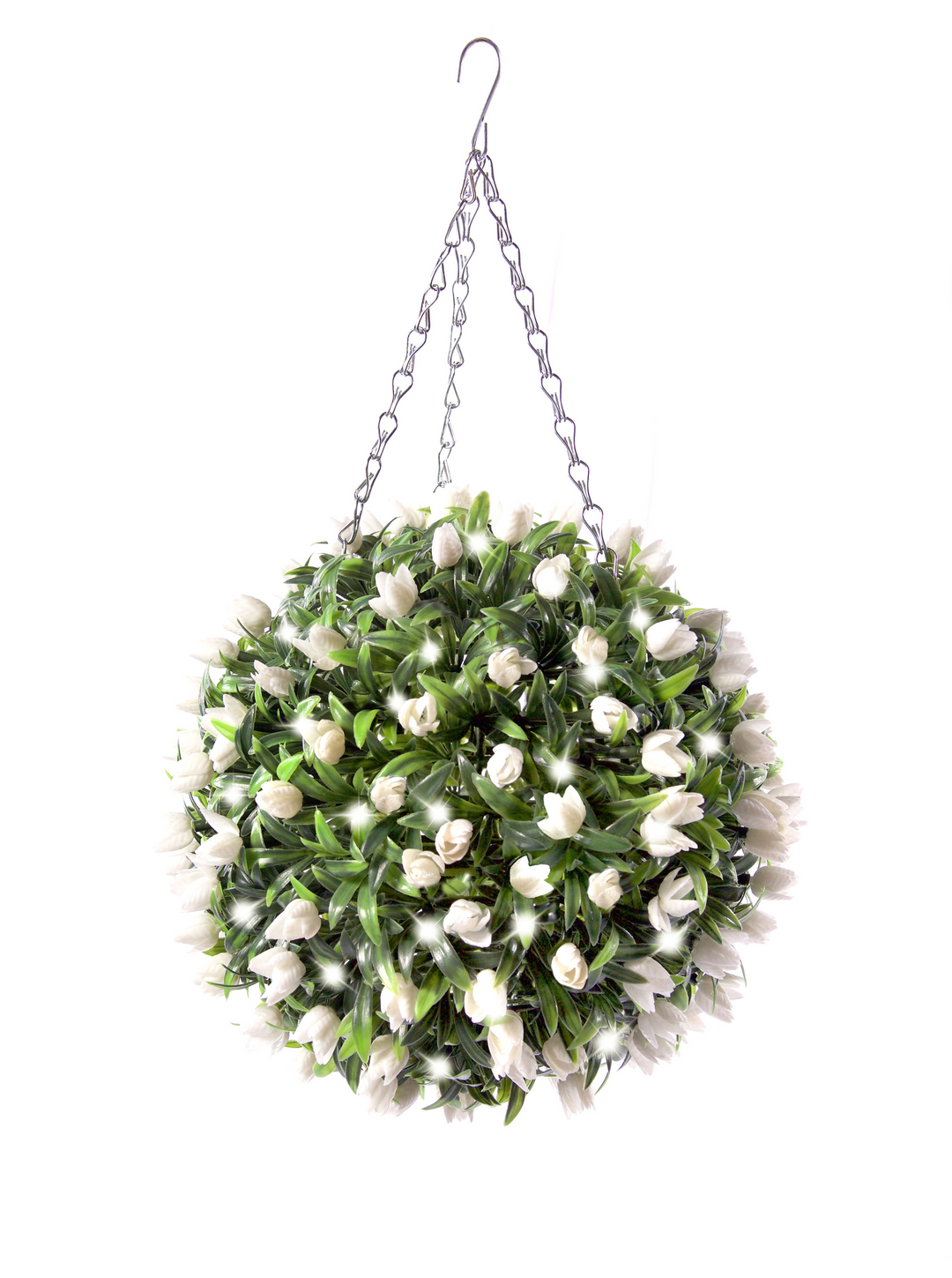 Best Artificial Pre-Lit 28cm Flower Balls
