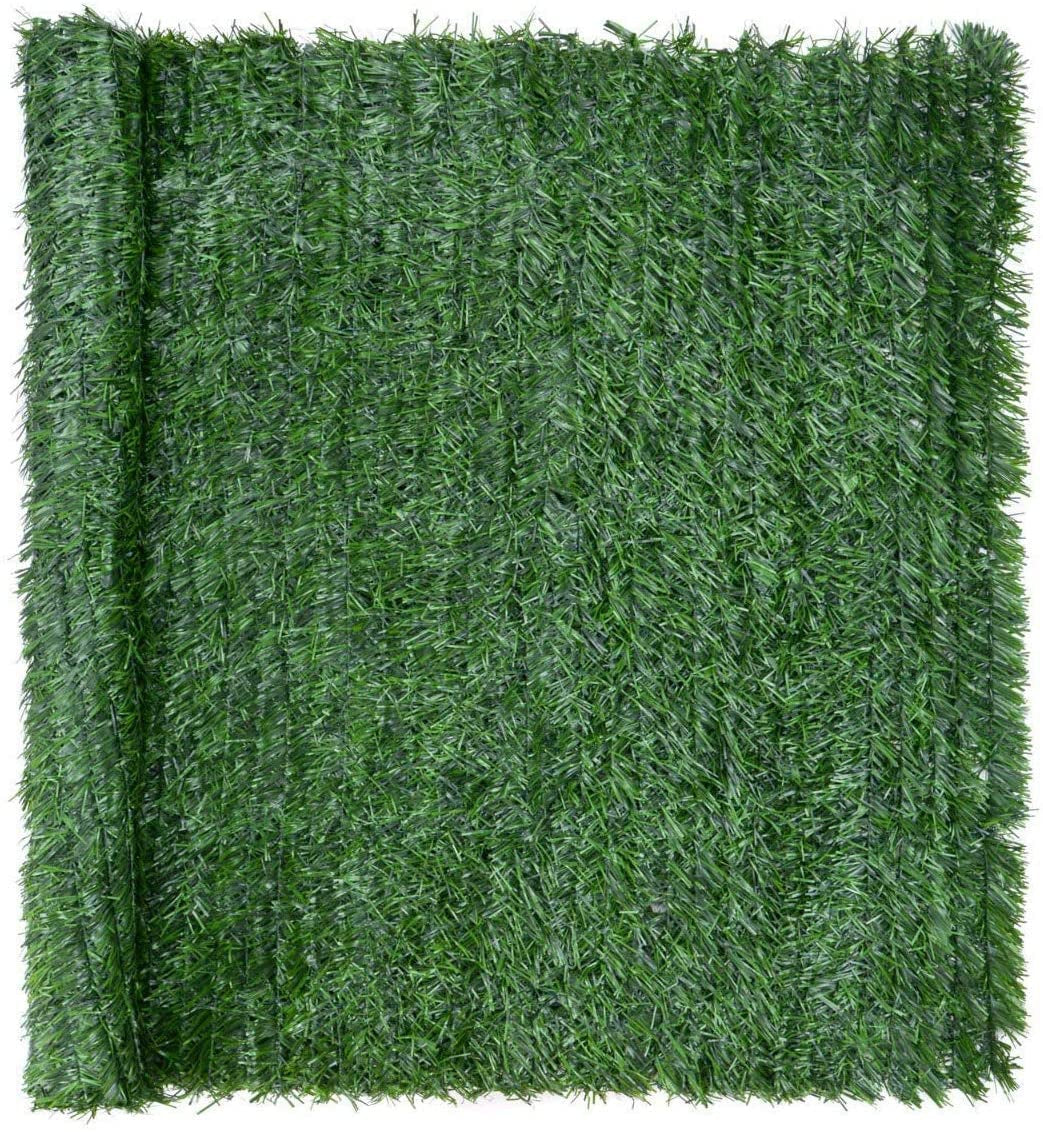 Best Artificial Conifer Leaf Screening Hedging Wall Garden Fence Landscaping
