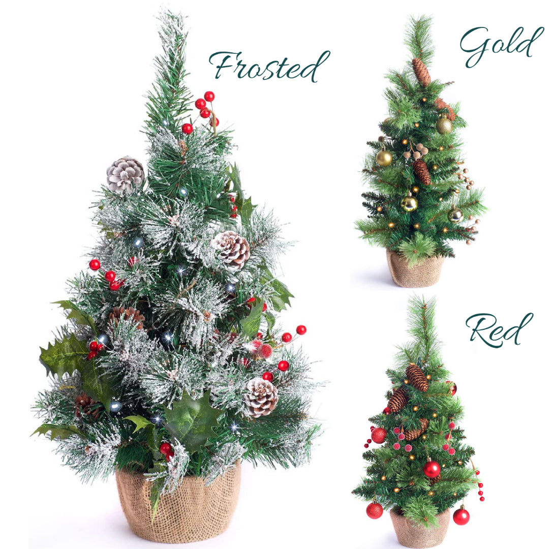 Best Artificial 2ft - 60cm Christmas Trees - Optional Lights
