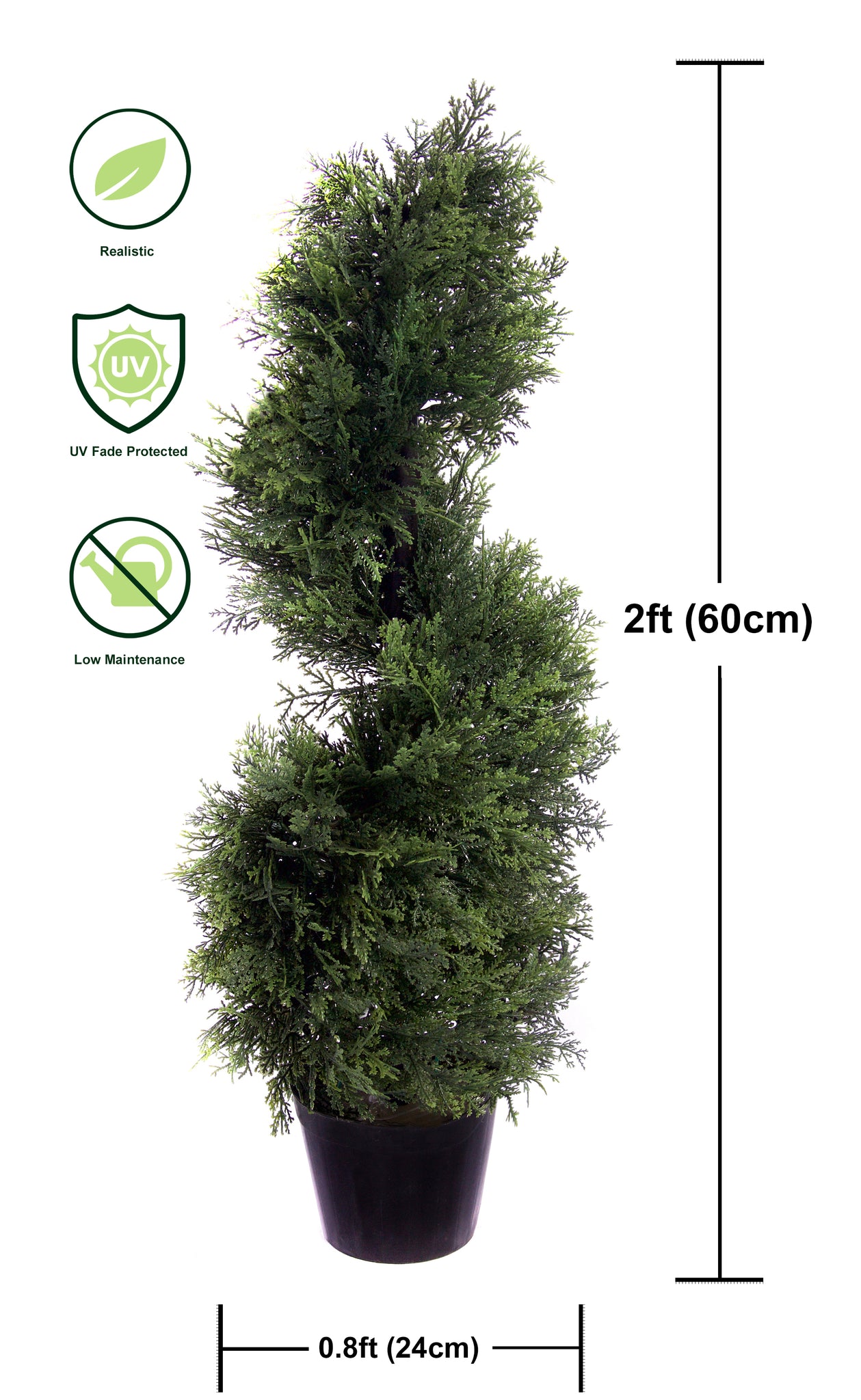 Best Artificial Cedar Spiral Topiary Tree