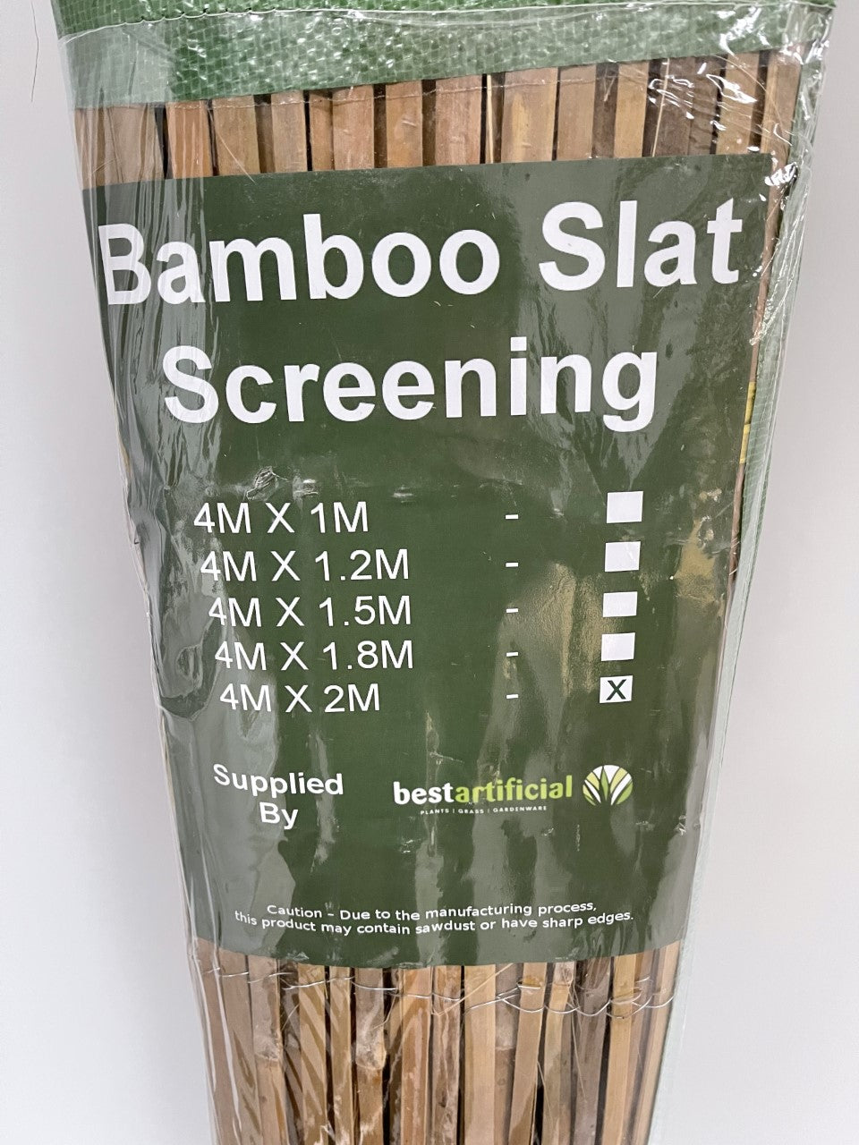 Bamboo Split Slat Fencing Screening Rolls for Garden Outdoor Privacy