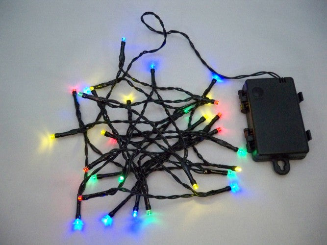 LED Outdoor Waterproof Battery 8 Multi-Function String Lights with Timer