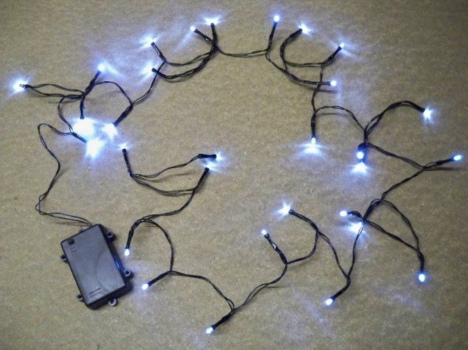 LED Outdoor Waterproof Battery 8 Multi-Function String Lights with Timer