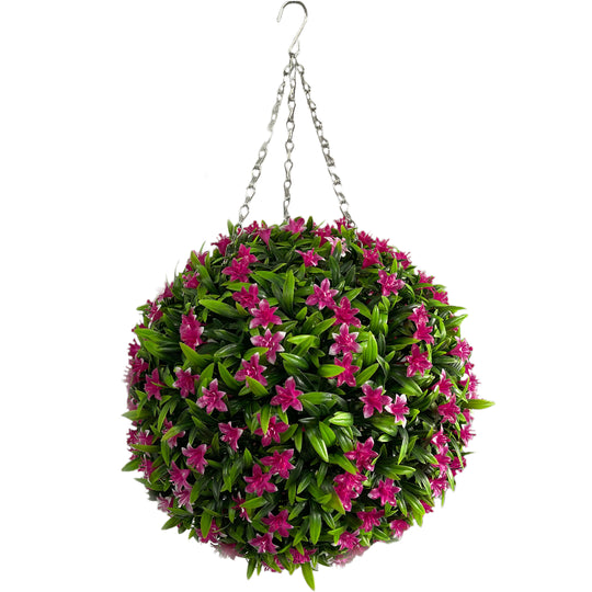 Best Artificial Pink Lush Lily Flower Ball