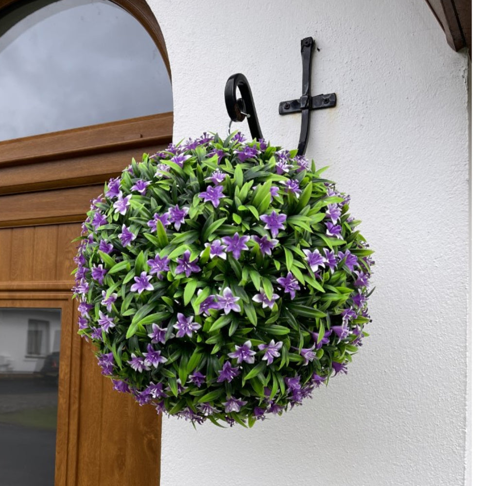 Best Artificial Purple Lush Lily Flower Ball