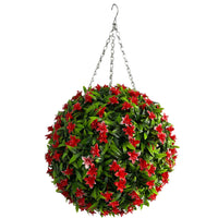 Best Artificial Red Lush Lily Flower Ball