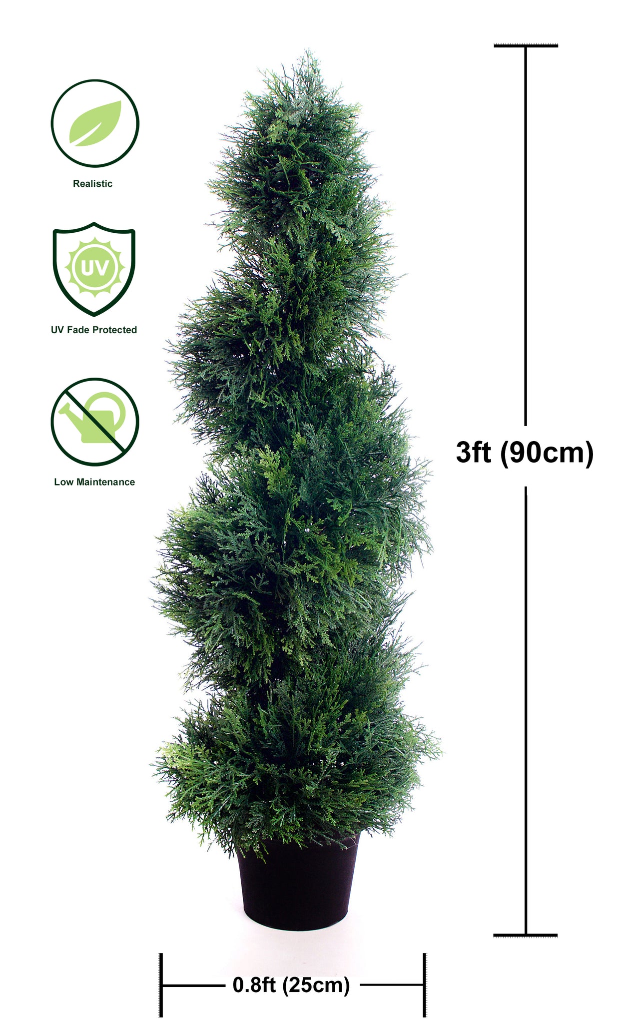 Best Artificial Cedar Spiral Topiary Tree