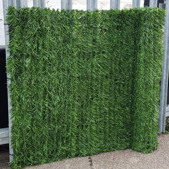 Best Artificial Conifer Leaf Screening Hedging Wall Garden Fence Landscaping