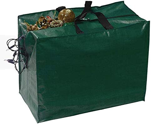 Christmas Decorations Storage Bag - front view