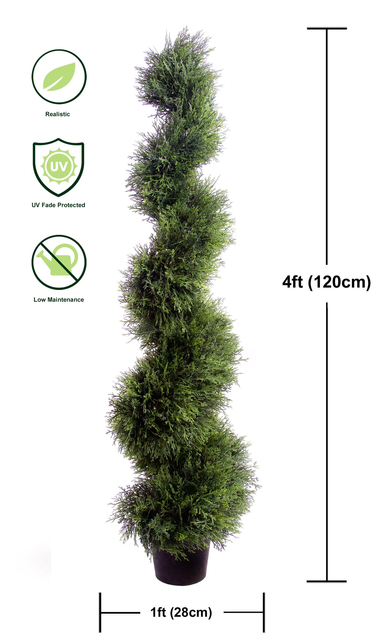 Best Artificial Cedar Spiral Topiary Tree