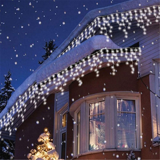100 LED Outdoor Icicle String Lights