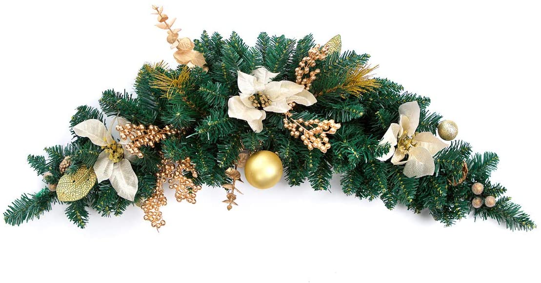 Best Artificial 3ft Decorated Christmas Swag Arch