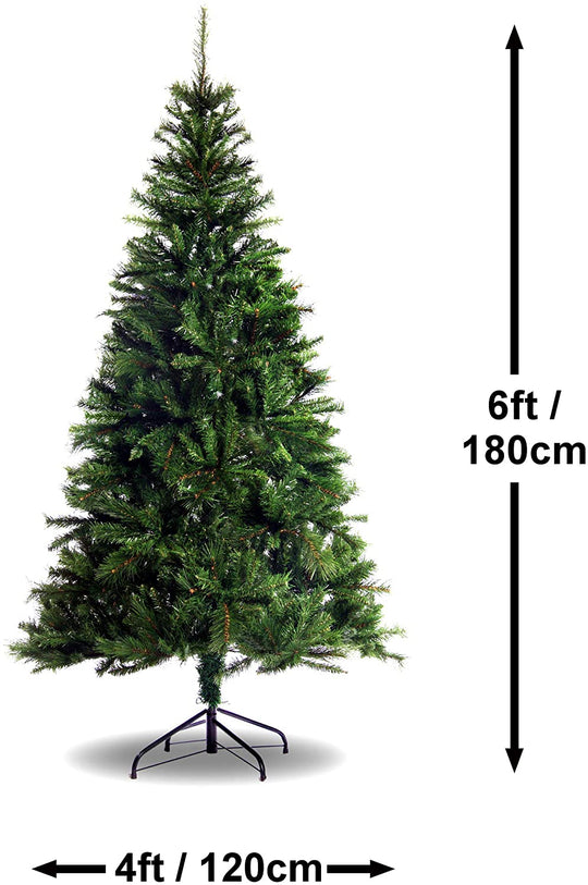 Best Artificial Colorado Pine Hinged Indoor Christmas Tree