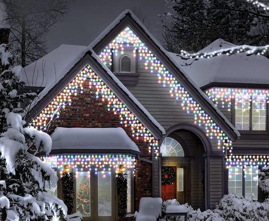 Best Artificial Outdoor Connectable Icicle Christmas LED Lights Waterproof