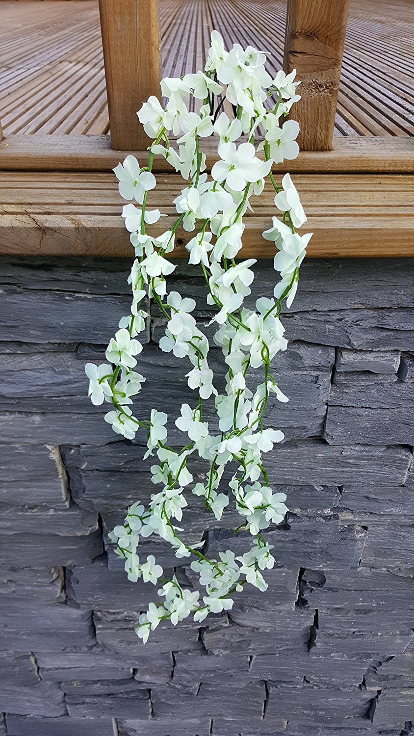 Best Artificial 80cm Silk Trailing Vine Flower Plant Wedding Garland Ivy