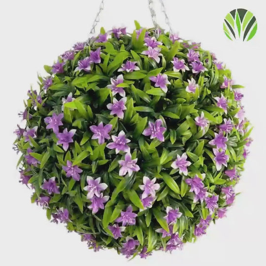 Best Artificial White Lush Lily Flower Ball
