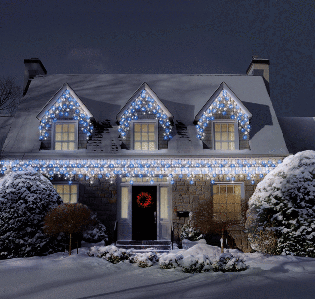 Best Artificial Outdoor Connectable Icicle Christmas LED Lights Waterproof