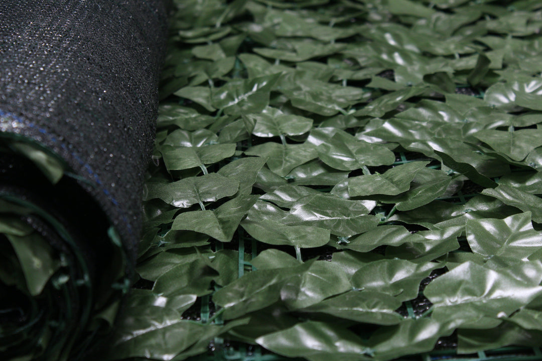 Best Artificial 3m x 1m English Ivy Leaf Screening with Net Privacy Backing