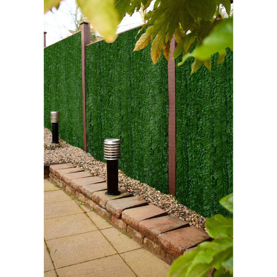 Best Artificial Conifer Leaf Screening Hedging Wall Garden Fence Landscaping