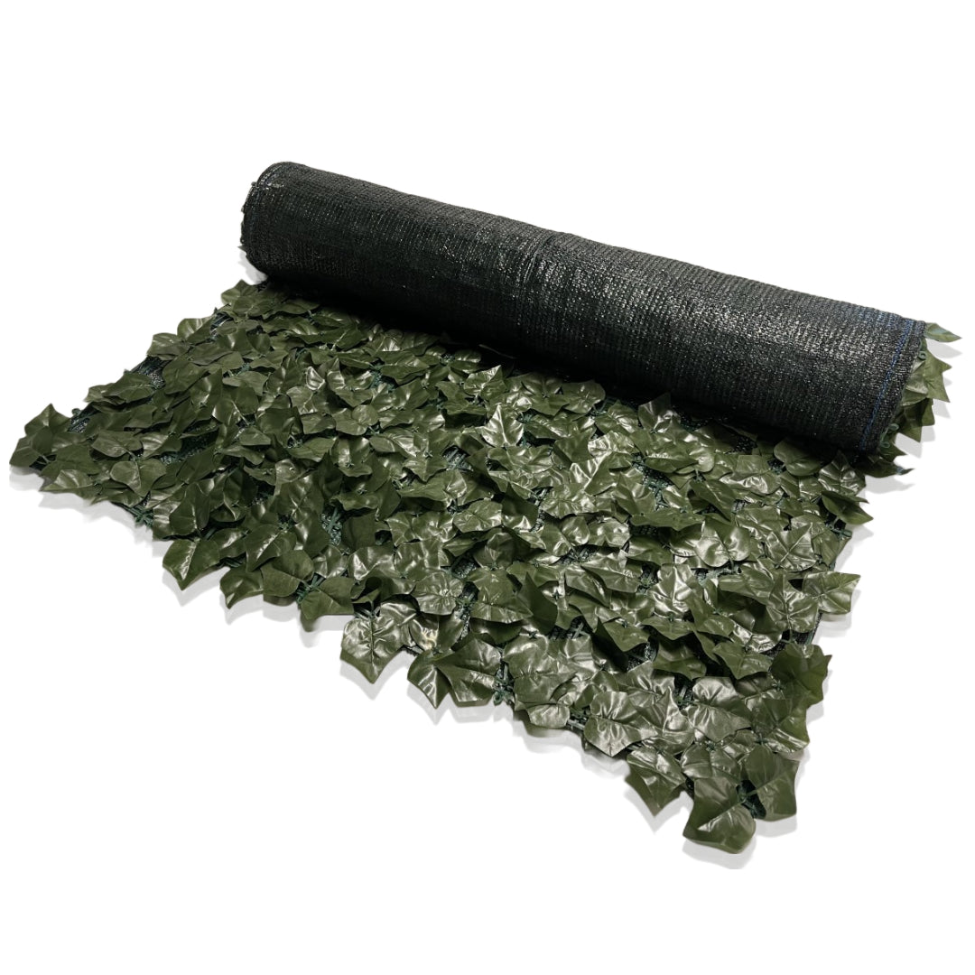 Best Artificial 3m x 1m English Ivy Leaf Screening with Net Privacy Backing