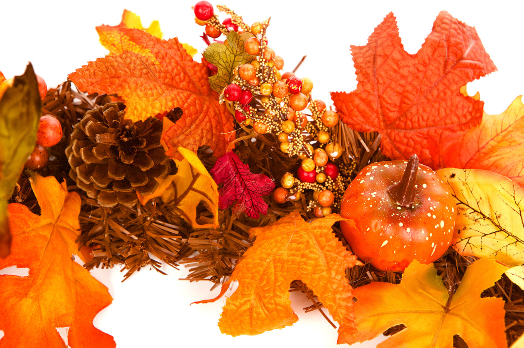Best Artificial 6ft/180cm Autumn Winter Halloween Maple Garland