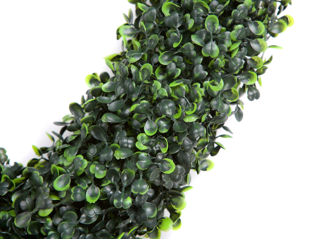 Artificial Boxwood Heart Wreath