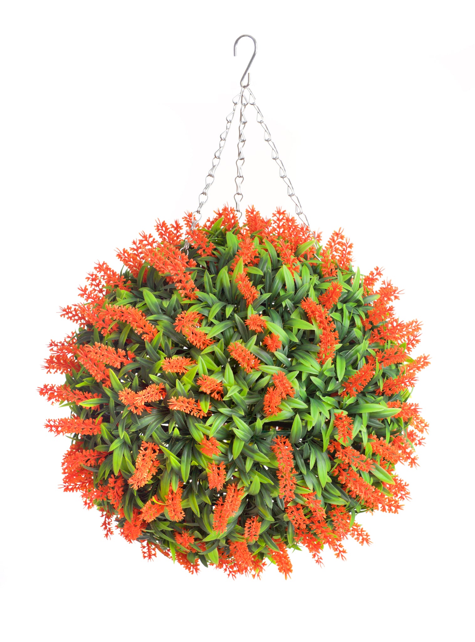 Best Artificial Orange Lush Lavender Flower Ball