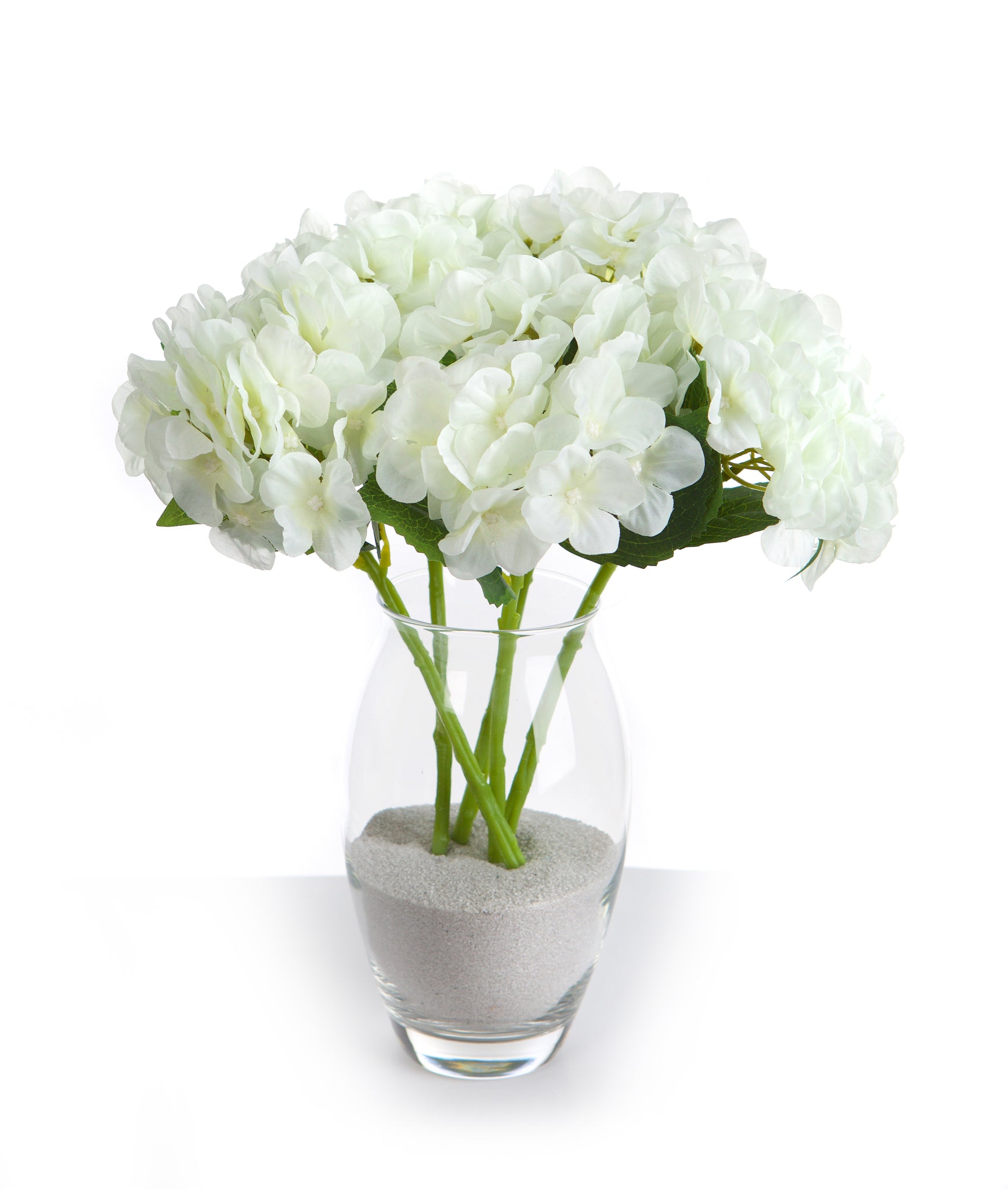 5 Single 35cm Hydrangea Flower Stems