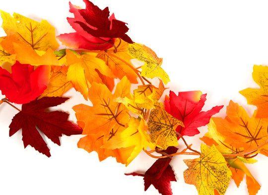 2 Best Artificial 170cm Large Maple Leaf Autumn Garlands