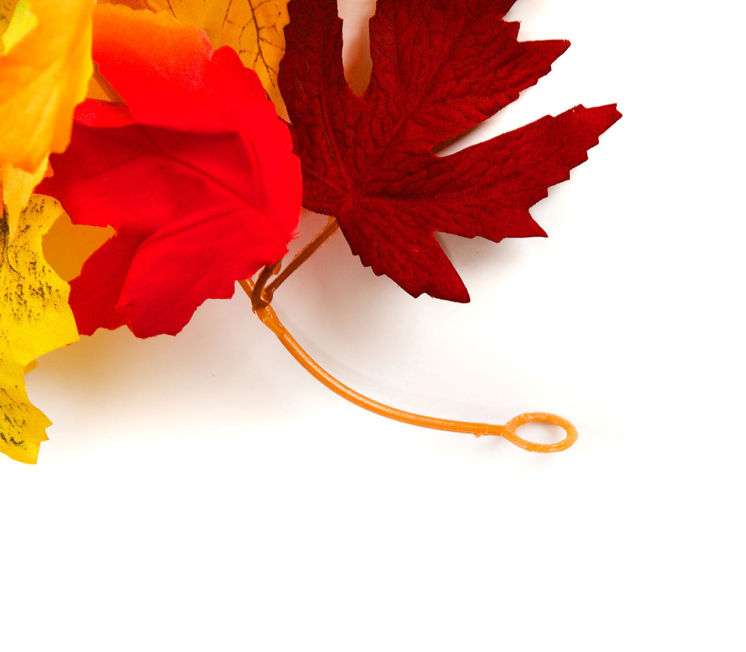 2 Best Artificial 170cm Large Maple Leaf Autumn Garlands