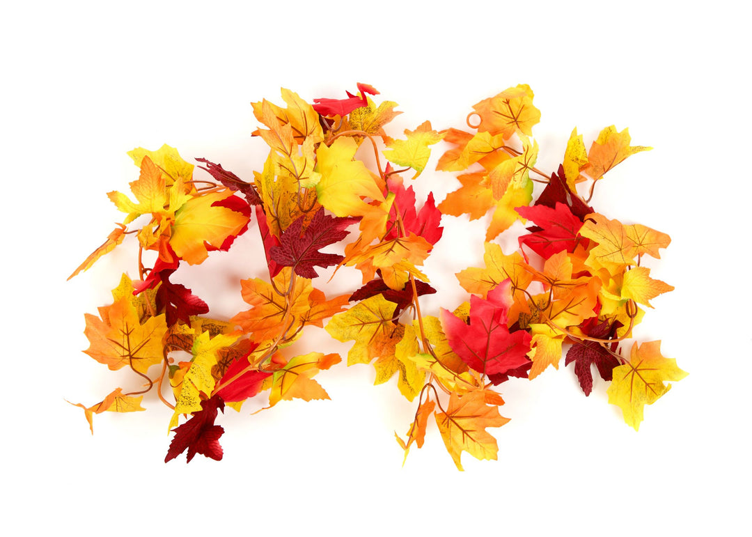 2 Best Artificial 170cm Large Maple Leaf Autumn Garlands