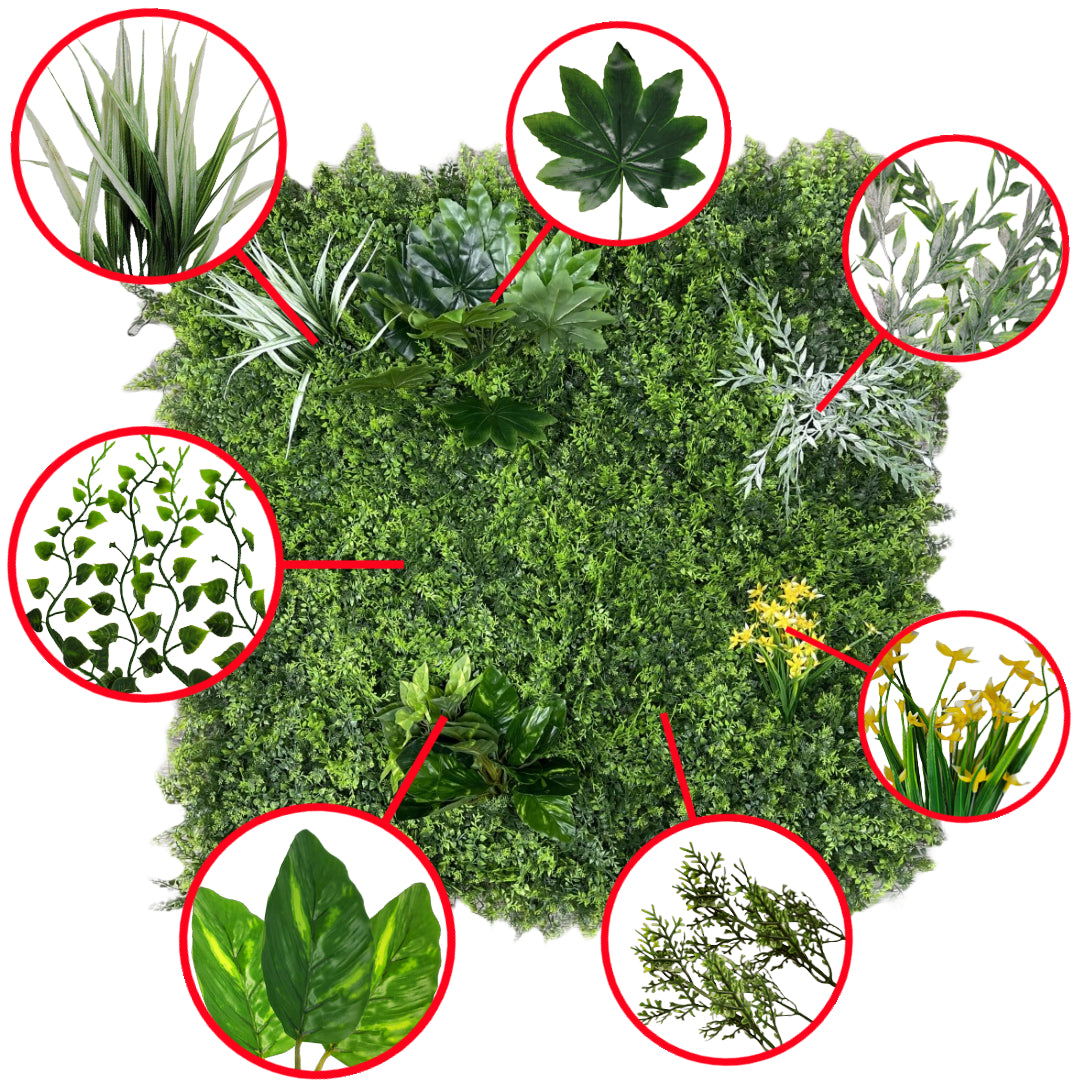 1m x 1m Living Wall Outdoor Indoor Mat - UV Stable