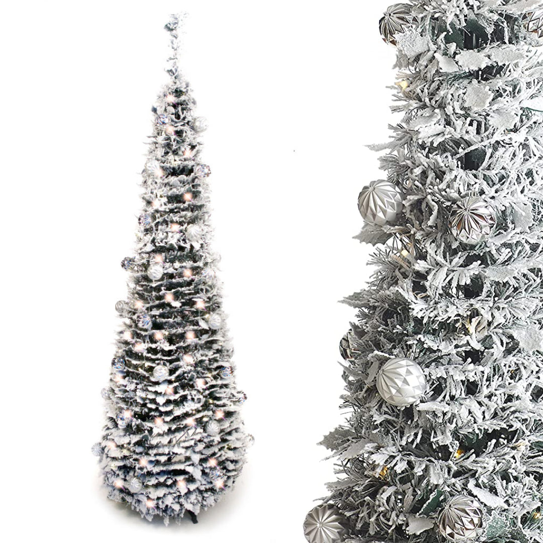 Best Artificial Mains Powered Pop-up 6ft Pre-Decorated Pre-Lit Christmas Trees