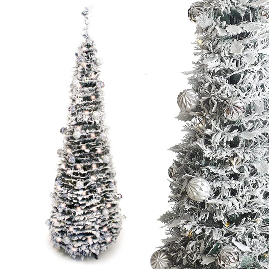 Best Artificial Mains Powered Pop-up 6ft Pre-Decorated Pre-Lit Christmas Trees