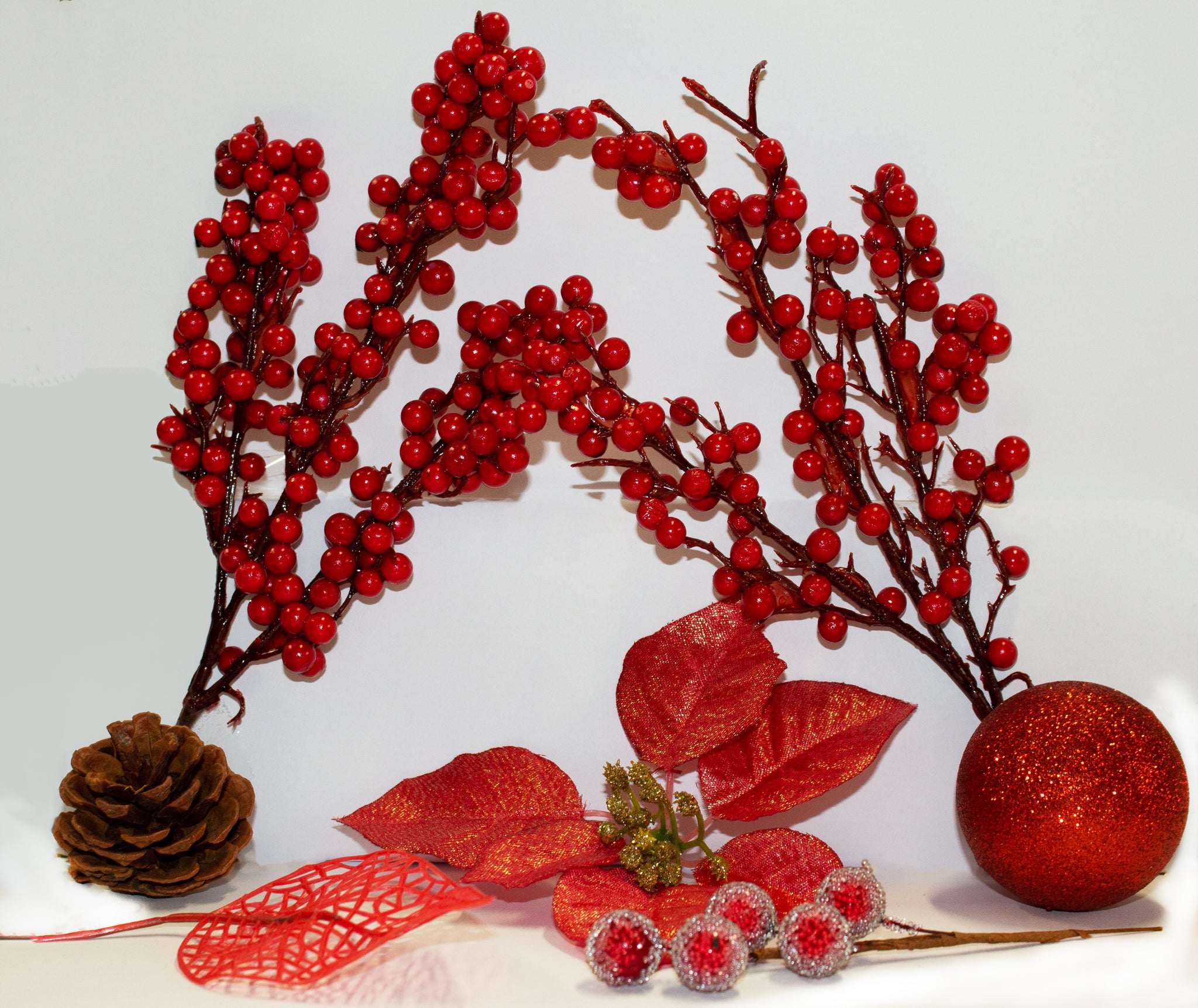 Red Christmas Garland Decorations