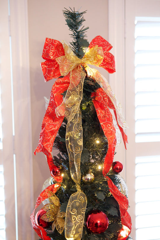Best Artificial Mains Powered Pop-up 6ft Pre-Decorated Pre-Lit Christmas Trees