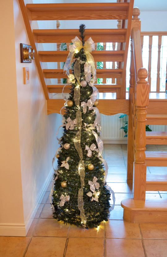Best Artificial Mains Powered Pop-up 6ft Pre-Decorated Pre-Lit Christmas Trees