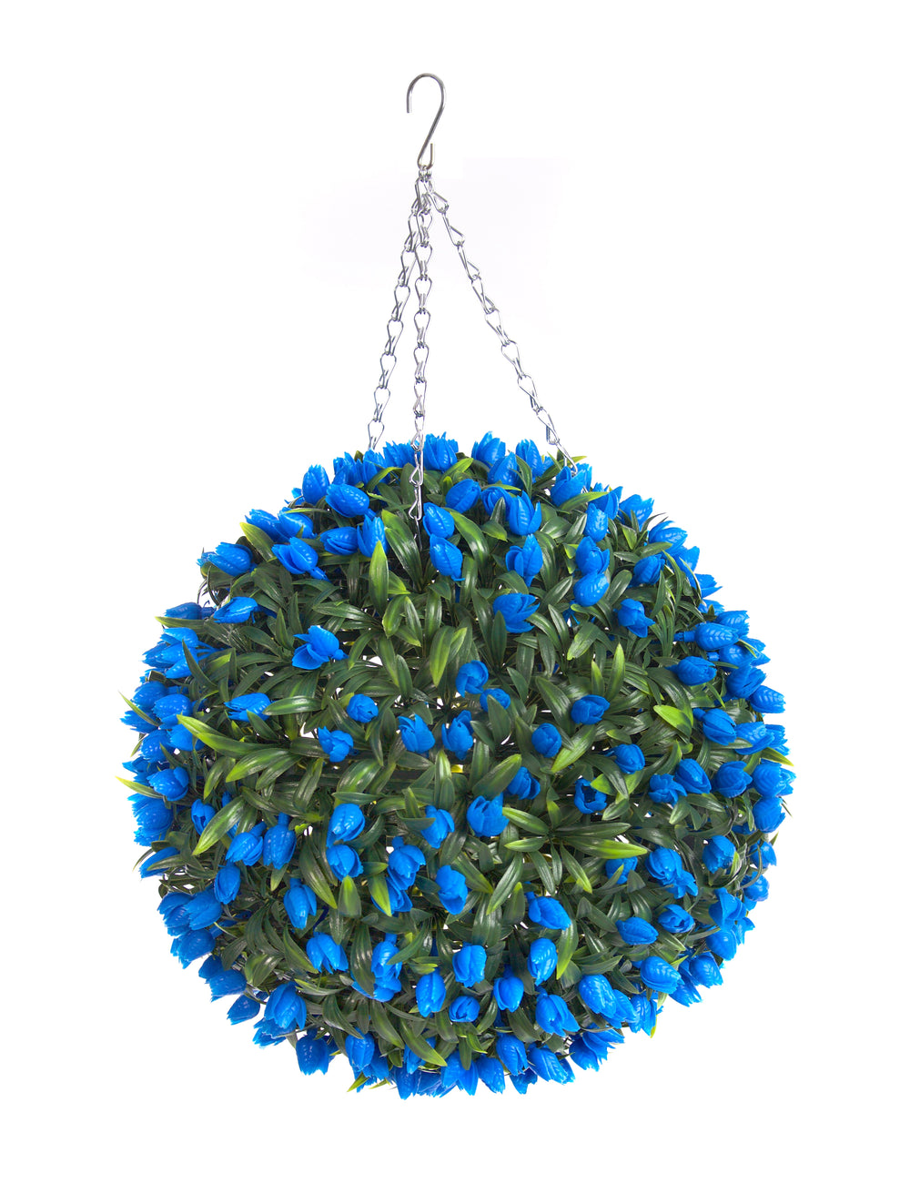 Best Artificial Blue Tulip Flower Ball - front view