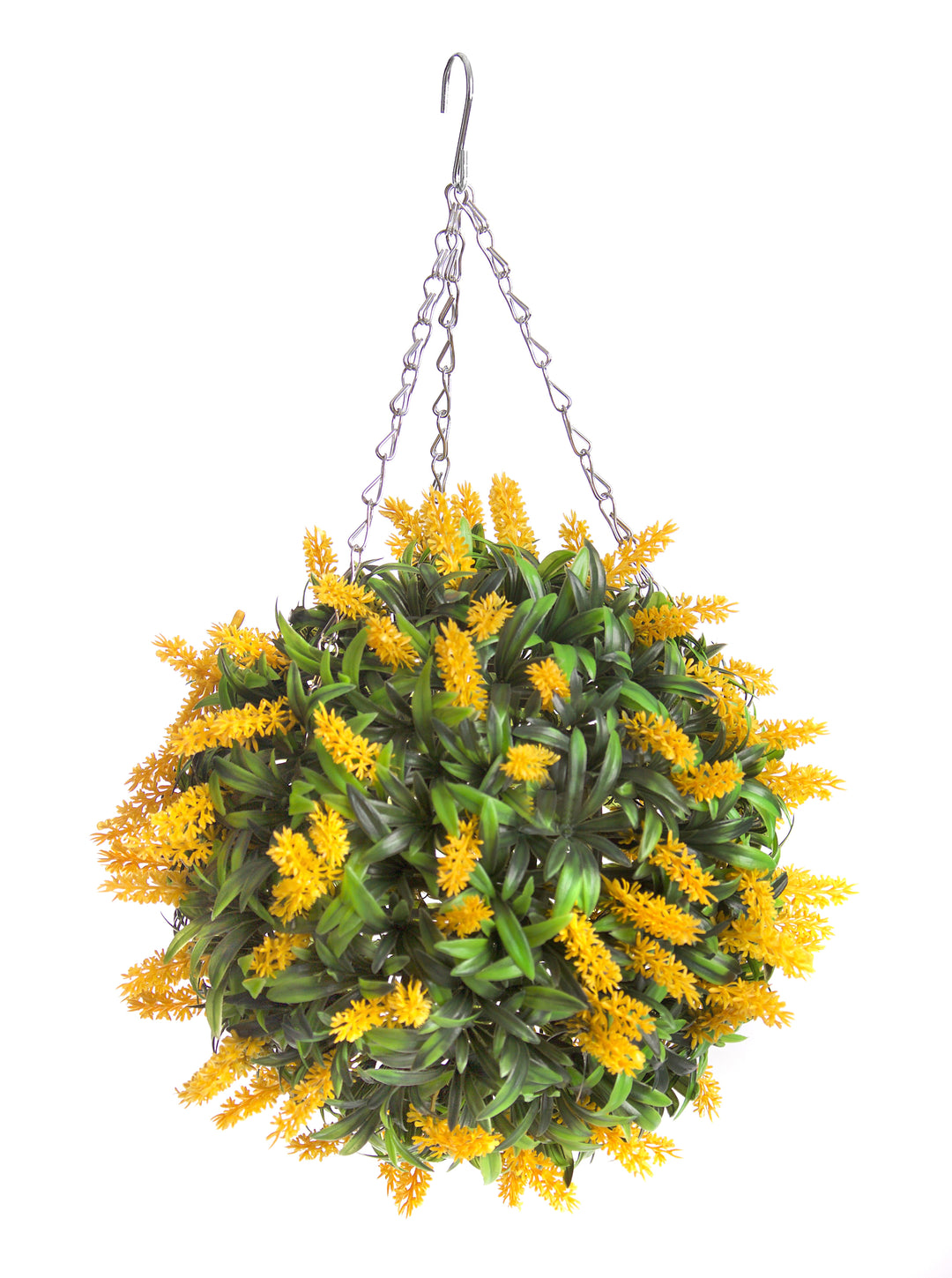 Best Artificial Yellow Lush Lavender Flower Ball