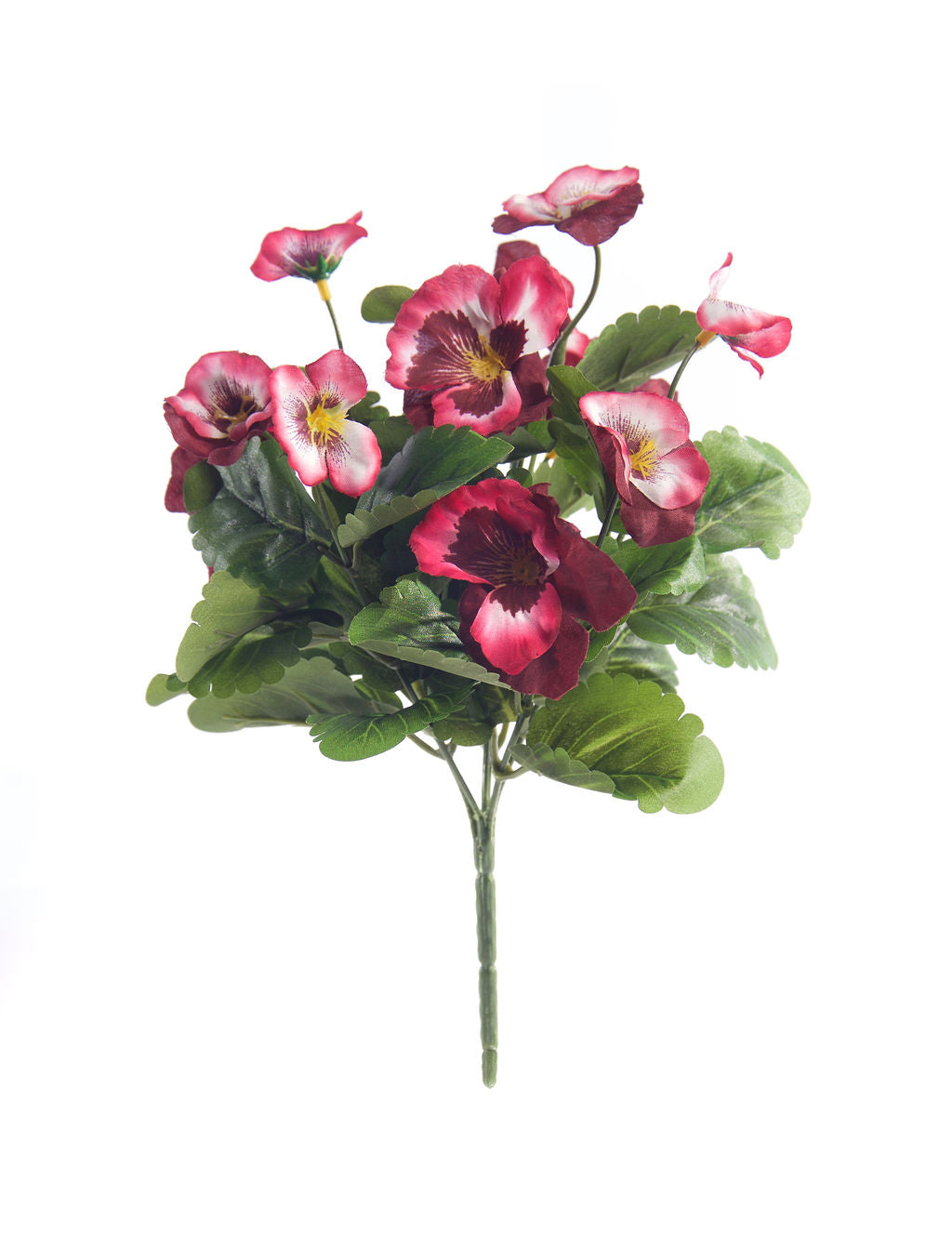 Best Artificial 30cm Pansy Plug Plant - Pot Not Included