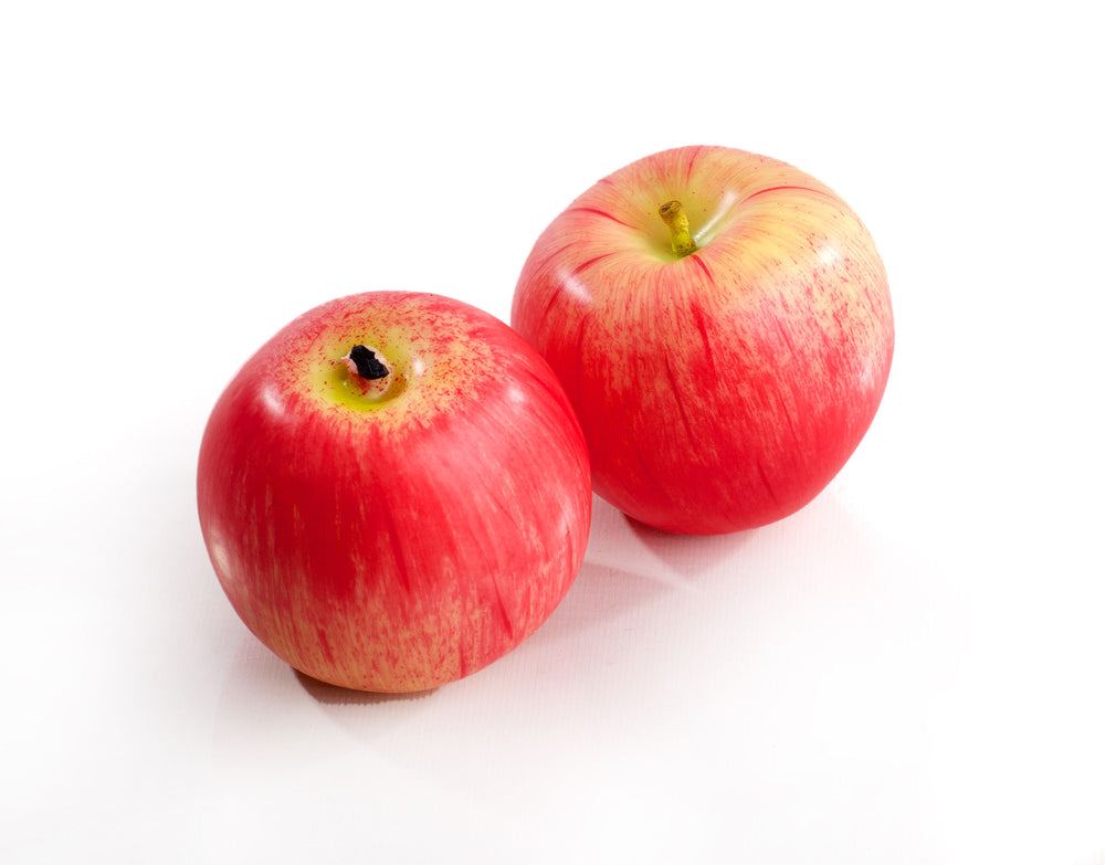 2 Best Artificial Red Apples - front view