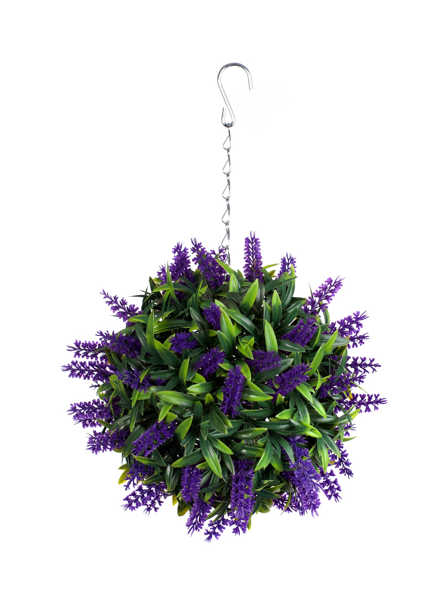 Best Artificial 24cm Purple Lush Lavender Flower Ball